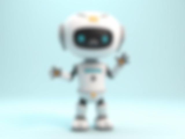 Diseño de personaje de robot amigable